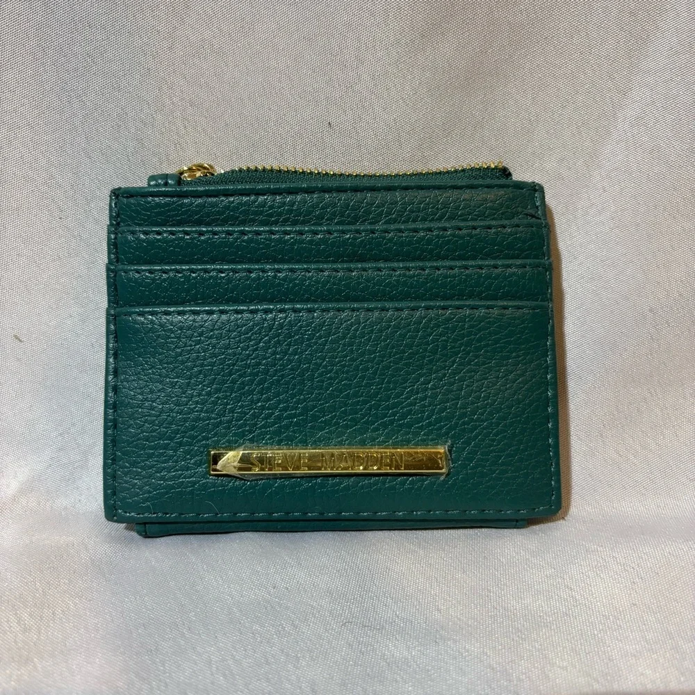 Steve Madden Hayden Green Wallet Card Case
